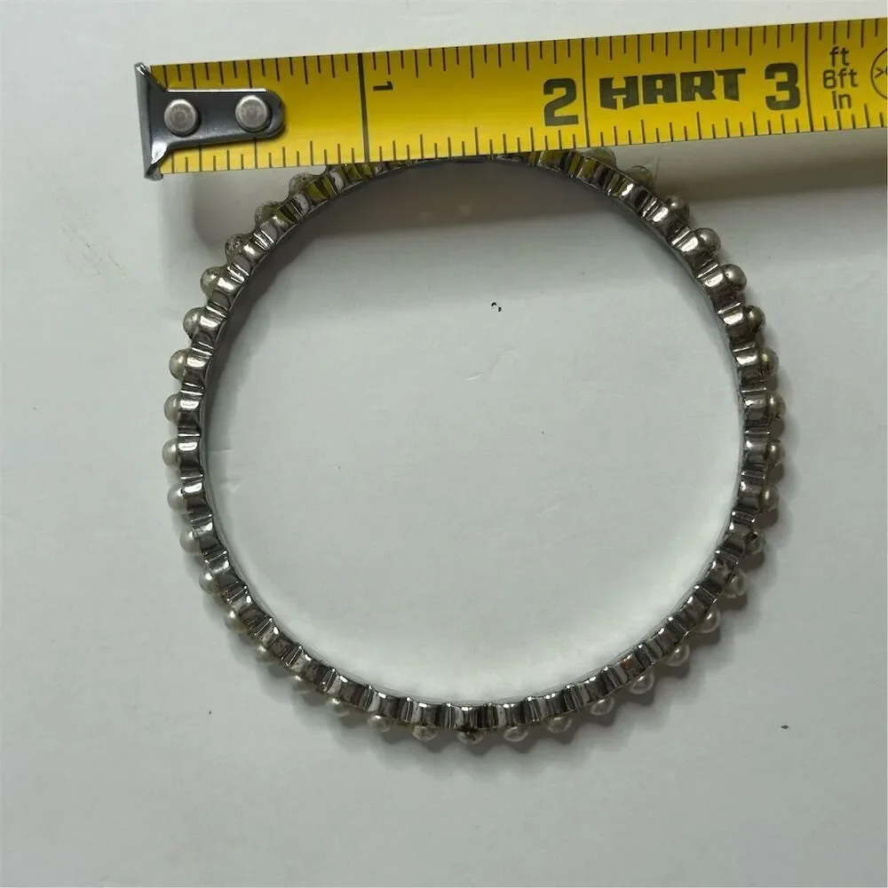 Silver Beaded‎ Stackable Bracelet Elegant Fashion Jewelry
